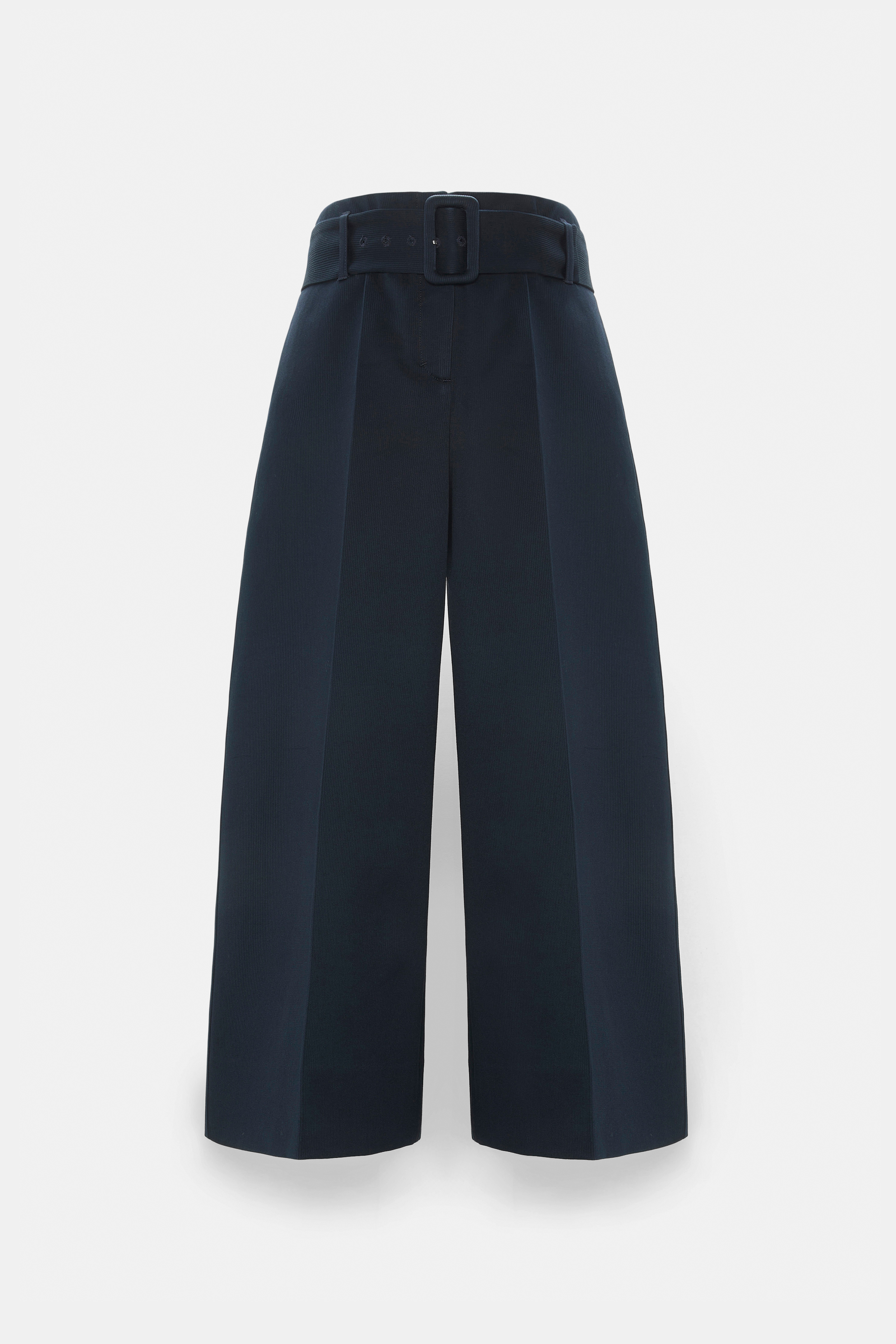 Dorothee Schumacher High-waisted cotton culottes dark navy